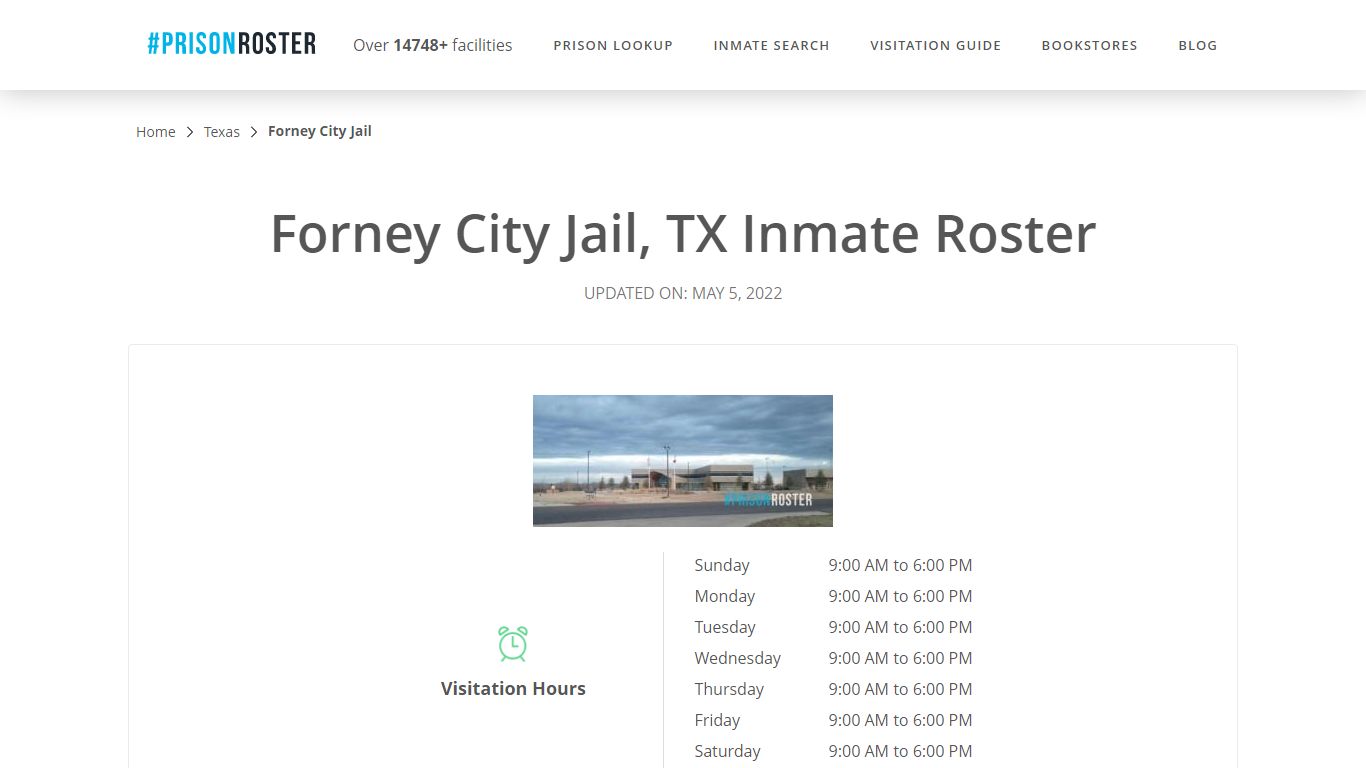 Forney City Jail, TX Inmate Roster